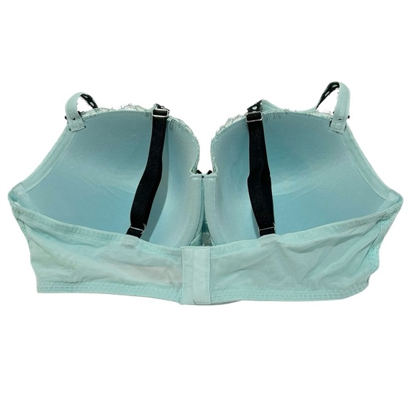 VICTORIA'S SECRET Dream Angels Lined Demi Light aqua Underwire bra 38DD/38E - Picture 5 of 11
